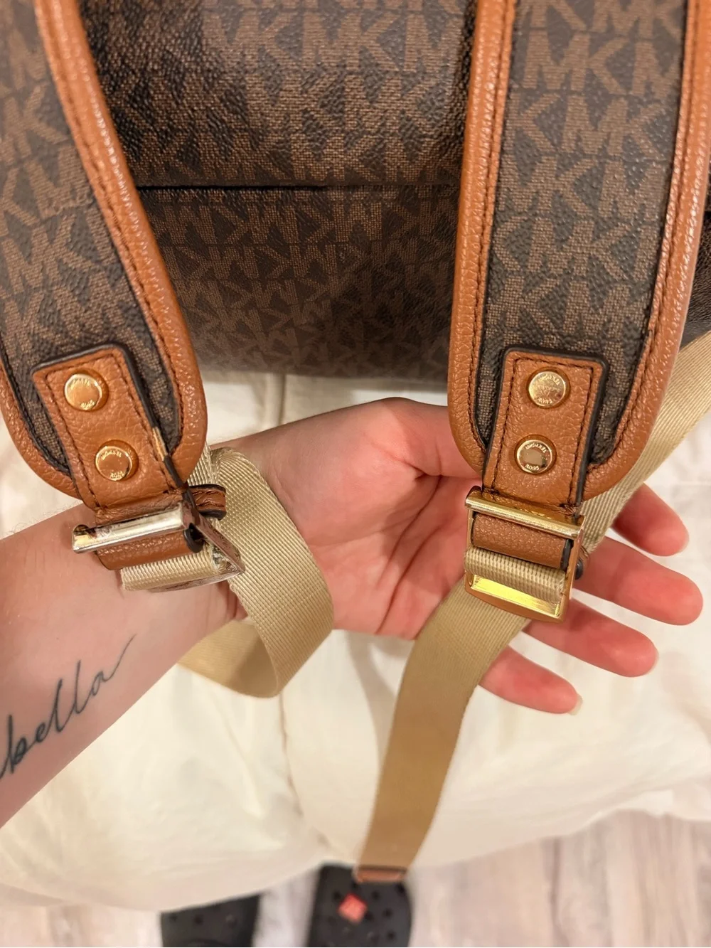 Full size NWT Michael kors bookbag